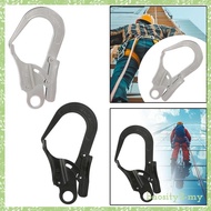 [BaositybbMY] Self Locking Carabiner Locking Snap Hook Portable Metal Spring Snap Hook Clip for Rapp