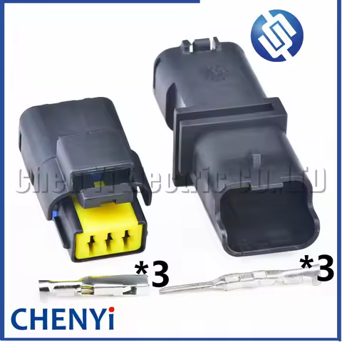 3 Pin male or female waterproof automotive connector 211PL032S0049 211PC032S0049 For Peugeot Citroen