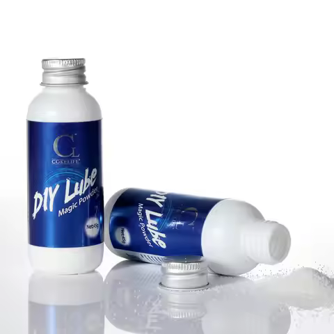 Instant Mix Lubricant Powder for Sexual Intimacy Water-Based Personal Lube Long-Lasting Odorless 1g 