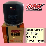 OSK O-6757 OIL FILTER LORRY NPR PRO TURBO