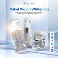 Ms Glow Paket Whitening Series / Perawatan Wajah Kusam / Whitening Skin / Perawatan Kulit Susah Puti