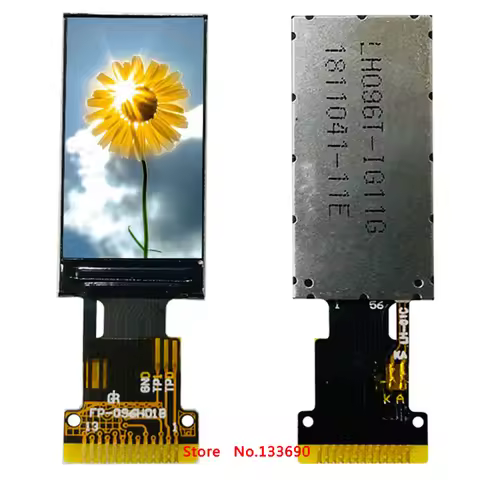 0.96 Inch TFT IPS 65K Color Display 80(RGB)*160 ST7735S SPI Serial Port 3.3V 13P QSFH0961301G FUCHAI