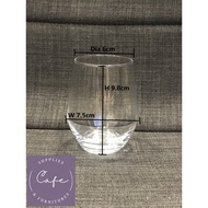 Short Water Glass Cup 285ml Dia 6cm x W 7.5cm x H 9.8cm* Ready Stock