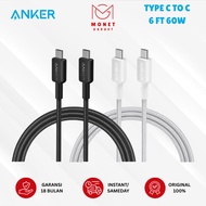 [MONET] Anker 322 USB-C to USB-C Charger Cable (6ft Braided) - A81F6