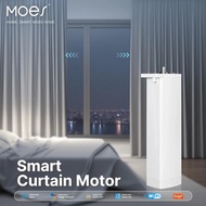 Moes ที่เปิดผ้าม่านไฟฟ้าอัจฉริยะ เสียงเงียบมาก พร้อมรีโมตคอนโทรล สําหรับ Alexa GoogleHome