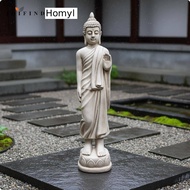 Homyl Temple Design Buddha Statue Garden Decoration Buddha Figurine Ornate Ornamentation Spiritual D