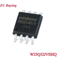 10Pcs/1pc W25Q32JVSSIQ 25Q32 25Q32JVSIQ W25Q32JSIQ W25Q32 SOIC-8 IC Flash 32Mbit 104mhz SMD Chip