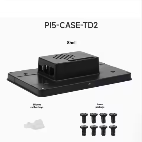 T19C For Raspberry Pi 5 7-Inch Touch Display 2 Shell Protective Cover for Raspberry Pi 5 and Multipl