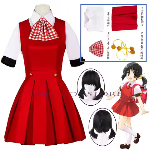 Yuki Cosplay Vtuber Costume Kaai Yuki Red School Uniform Virtual Singer Dress Set Halloween Carnival