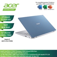 ACER ASPIRE 5  A514-54-51EM 14" FHD LAPTOP ( I5-1135G7/4GB/51