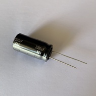 2PCS  Matsushita 2200uF50V Electrolytic capacitor 2200uF 50V size:16*32mm 50V2200uF capacitor 50V 22