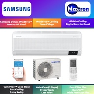 [CASHBACK RM120] Samsung WindFree™ Deluxe Inverter Air Conditioner (2022) | Samsung Air Cond 1.0HP 1.5HP 2.0HP 2.5HP
