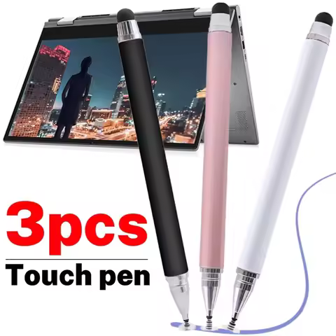 3/1Pcs Smart Tablet Phone Universal 2 In 1 Capacitive Stylus Pen Drawing Pens for iPhone/Android All