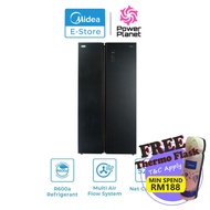 Midea 580L Side By Side Inverter MSS-582WEGBI Refrigerator MSS582WEGBI Fridge