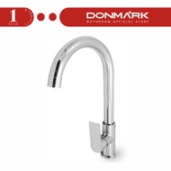 DONMARK Stainless Steel Sink Faucet Chrome Plated Lift Handle Left/Right Model D-4120