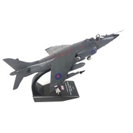 1:72 Sea Harrier Jet Vertical Takeoff and Landing AV-8B Alloy Trim Fighter Aircraft Model