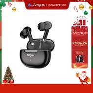 Amgras Spirit Pro Bluetooth Earbuds Wireless Earbud Noise Reduction Earphone Music Gaming Dual Mode 