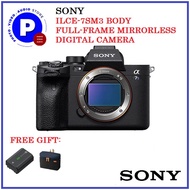 SONY ILCE-7SM3 BODY FULL-FRAME MIRRORLESS DIGITAL CAMERA (FREE FZ100 BATTERY + CAMERA BAG)