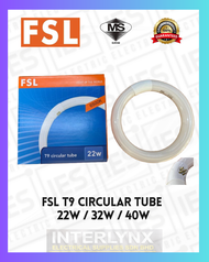 FSL T9 Circular Fluorescent Tube Daylight 22W/32W/40W Round Lamp Tube Only Replacement