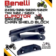 CHAIN SHIELD BLOCK CHAIN COVER Benelli TNT 249S/300/302R/502R TRK 502 / 502X QJMOTOR SRK 250 SRK250