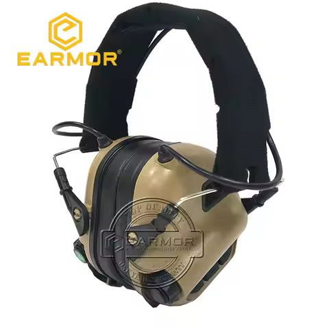 EARMOR Tactical Headphones M31 MOD4 TAN Airgun Shooting Earmuffs Shooting Hearing Protection Headpho