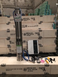 V FIVE LIGHT ปั๊มบาดาล ACDC 2200W รุ่น 4SD7-165-300-2200 บ่อ 4 ขนาด 2 นิ้ว 3 แรง ลงลึก 165 เมตร ปั๊ม