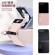 Portable Wristband Holder Plain Leather Fashion Z Flip7FE Folding Screen Protective Case Suitable fo