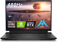 Alienware m18 AMD Gaming Laptop - 18-inch FHD+ (1920 x 1200) 480Hz 3ms Display, AMD Ryzen 9-7845HX, 32GB DDR5 RAM, 1TB SSD, NVIDIA GeForce RTX 4080 GDDR6, 1-Year Premium Support - Dark Metallic Moon