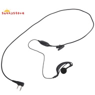 Security Earhanger Headset Earpiece Earphone for  Radio Black