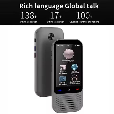 Language Translator Device S85pro with 138 Languages Video Recording Voice Translating 16 Offline Tr