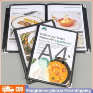 A4 Leather Restaurant Menu Book Restaurant Cover Menu Covers Menu Book 2/s 4 sheets