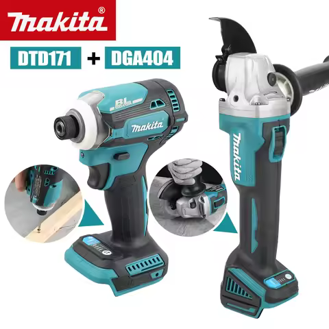 Makita DGA404 18V Wireless Angle Grinding Machine with DTD171 Impact Drill A Comprehensive Combinati