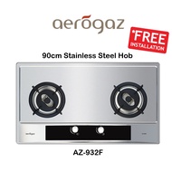 Aerogaz 90cm Stainless Steel 2 Burner Gas Stove Cooker Hob AZ-932SF