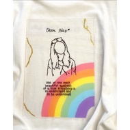 Single Minimalist Gift Portrait (WITH Wording & Glitter)