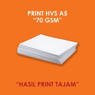 PRINT HVS 70 grams A5 SIZE "SHARP PRINT RESULTS" A5 Paper