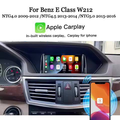 Hualingan 7inch CarPlay for Mercedes E Class S212 W212 Android touch screen multimedia car radio nav