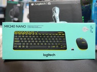 【本店吳銘】 羅技 logitech MK240 nano 無線鍵盤滑鼠組合 小巧 迷你 無線鍵鼠組 中文注音 3年保固