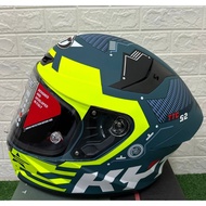 KYT HELMET TT COURSE FUSELAGE MATT YELLOW