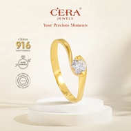 CERA 916 Gold Pure Twist Ring S9037