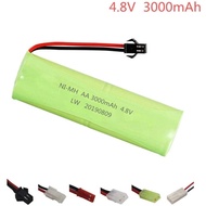 AA Battery 4.8v 3000mah, for RC Toy  4.8v Rechargeable battery(With USB Charger)