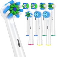 AOBAMA Replacement Toothbrush Heads Compatible with Oral B Braun- Pack of 8 Electric Toothbrush Head