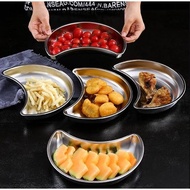 Crescent Moon Plate Stainless Steel 201 - AT25