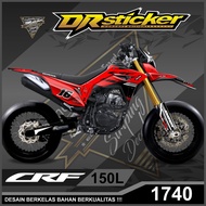 Decal crf 150 l full body motorcycle sticker crf 150 l full body decal crf hologram motorcycle acces
