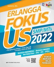 Buku Ujian Sekolah Erlangga Fokus Us 2022 Smp/Mts