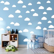 Hot-selling Nordic ins White Cloud Wall Stickers Children Baby Room Kindergarten Cloud Ceiling Ceili