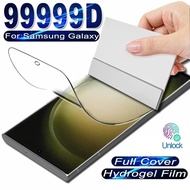 Samsung Galaxy S8 S9 S10 S20 S21 S22 S23 S24 Plus Note 8 9 10 20 Ultra Full Cover Hydrogel Film Screen Protector Film