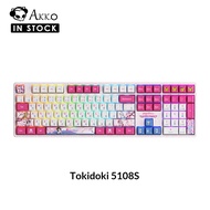 Akko Tokidoki 5108S Hot-swappable Wired Mechanical Keyboard with RGB Backlit, JDA Profile Dye-Sub Keycaps, Full-size Board with Numpad