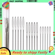 Darning Needle Big Eye Sewing Needle in Transparent Tube, Darning Needle for Wool, Crochet and Yarn 