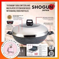 Shogun Classic 36cm IH Marble Non Stick Wok