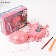[EUL] Mini Gemstone Dig Kit Shell Mermaid Tail Archaeology Excavation Toys Gem Digging Kit Geology K